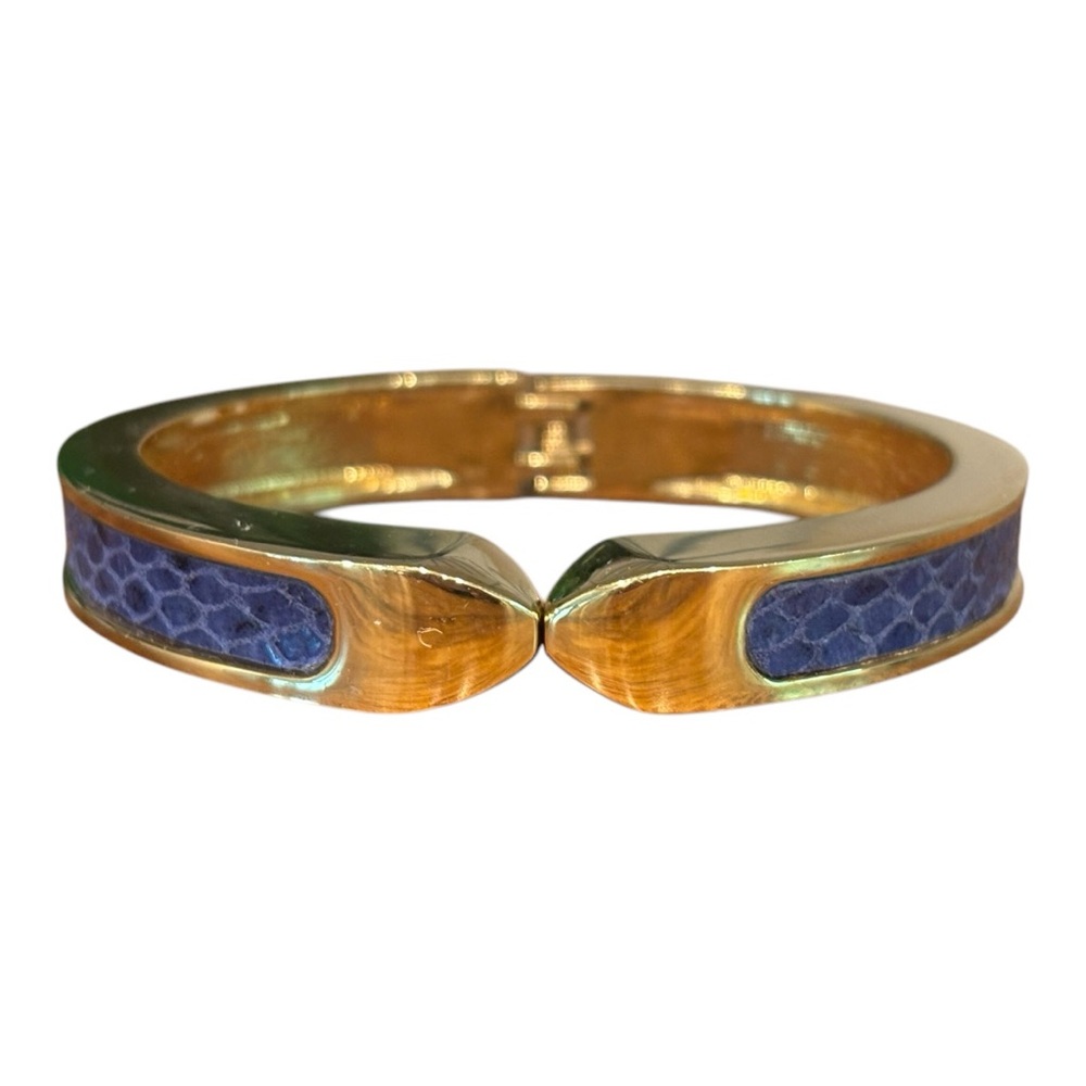 Stella & Dot Blue Snakeskin Bracelet